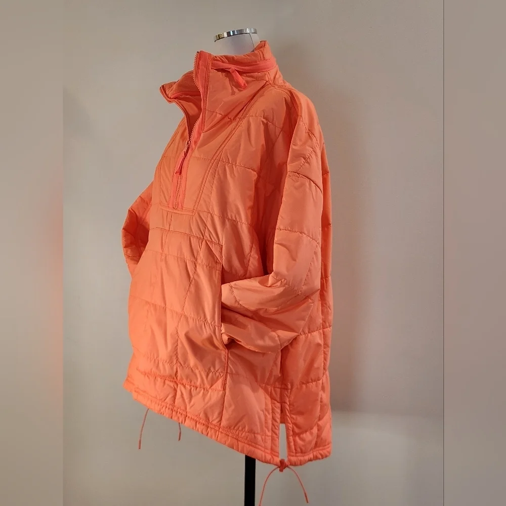 NWT || FREE PEOPLE MOVEMENT || x Primaloft Riley, pink/orange, pull over, sz S